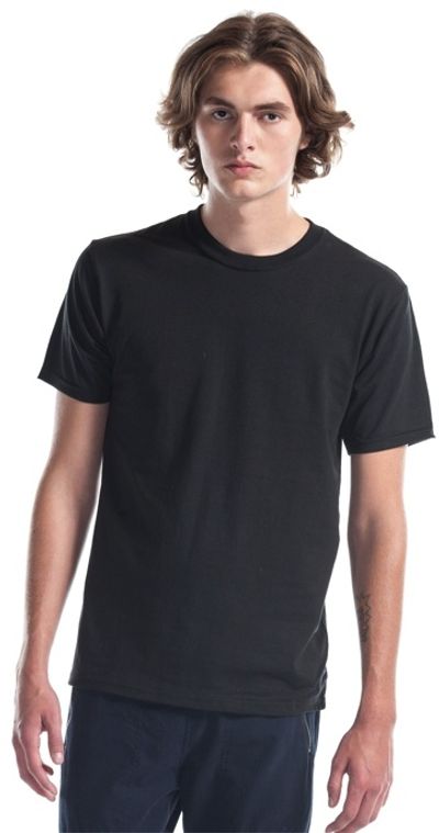 Am image of a Custom Jerico Fine Jersey TShirt in Black!