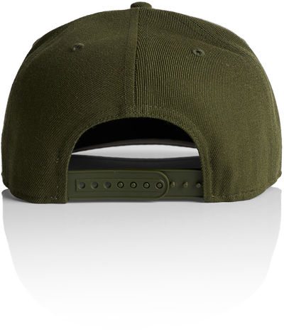 Am image of a Custom AS Colour Stock Hat in Army!