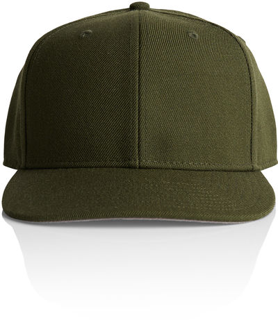 Am image of a Custom AS Colour Stock Hat in Army!
