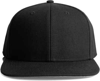 Am image of a Custom AS Colour Stock Hat in Black!