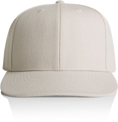 Am image of a Custom AS Colour Stock Hat in Bone!