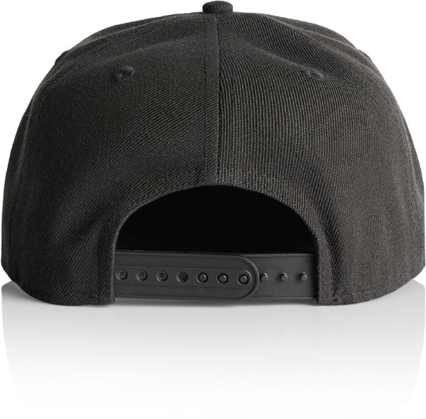Am image of a Custom AS Colour Stock Hat in Coal!