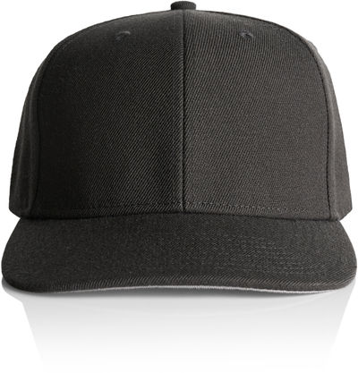 Am image of a Custom AS Colour Stock Hat in Coal!