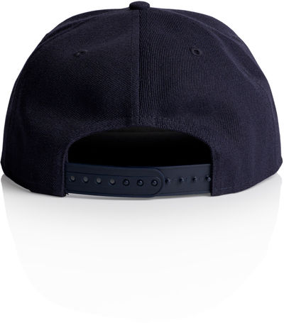 Am image of a Custom AS Colour Stock Hat in Navy!