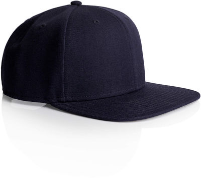 Am image of a Custom AS Colour Stock Hat in Navy!