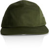 An image of a Custom AS Colour Finn Five Panel Cap in Army!