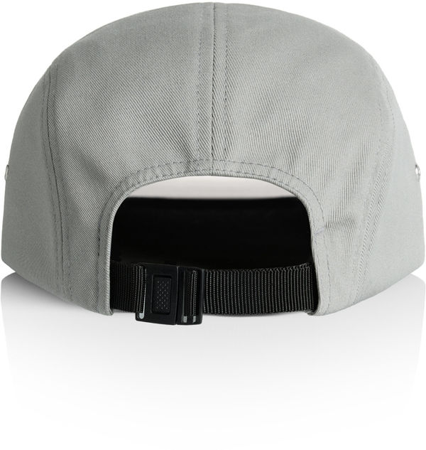 Am image of a Custom AS Colour Finn Five Panel Cap in Storm!