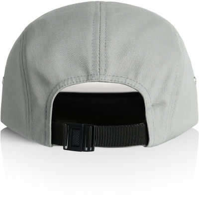 Am image of a Custom AS Colour Finn Five Panel Cap in Storm!