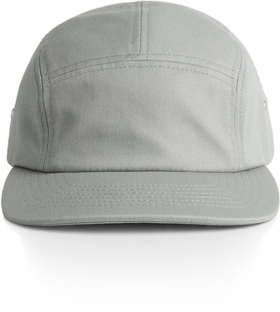 Am image of a Custom AS Colour Finn Five Panel Cap in Storm!
