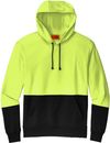 An image of a Custom CornerStone Enhanced Visibility Fleece Pullover Hoodie in Safety Yellow!