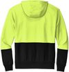 An image of a Custom CornerStone Enhanced Visibility Fleece Pullover Hoodie in Safety Yellow!