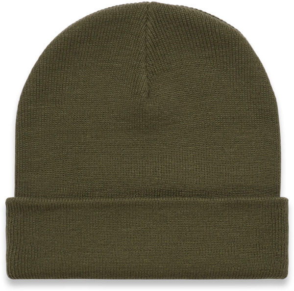 Am image of a Custom AS Colour Cuff Beanie in Army!