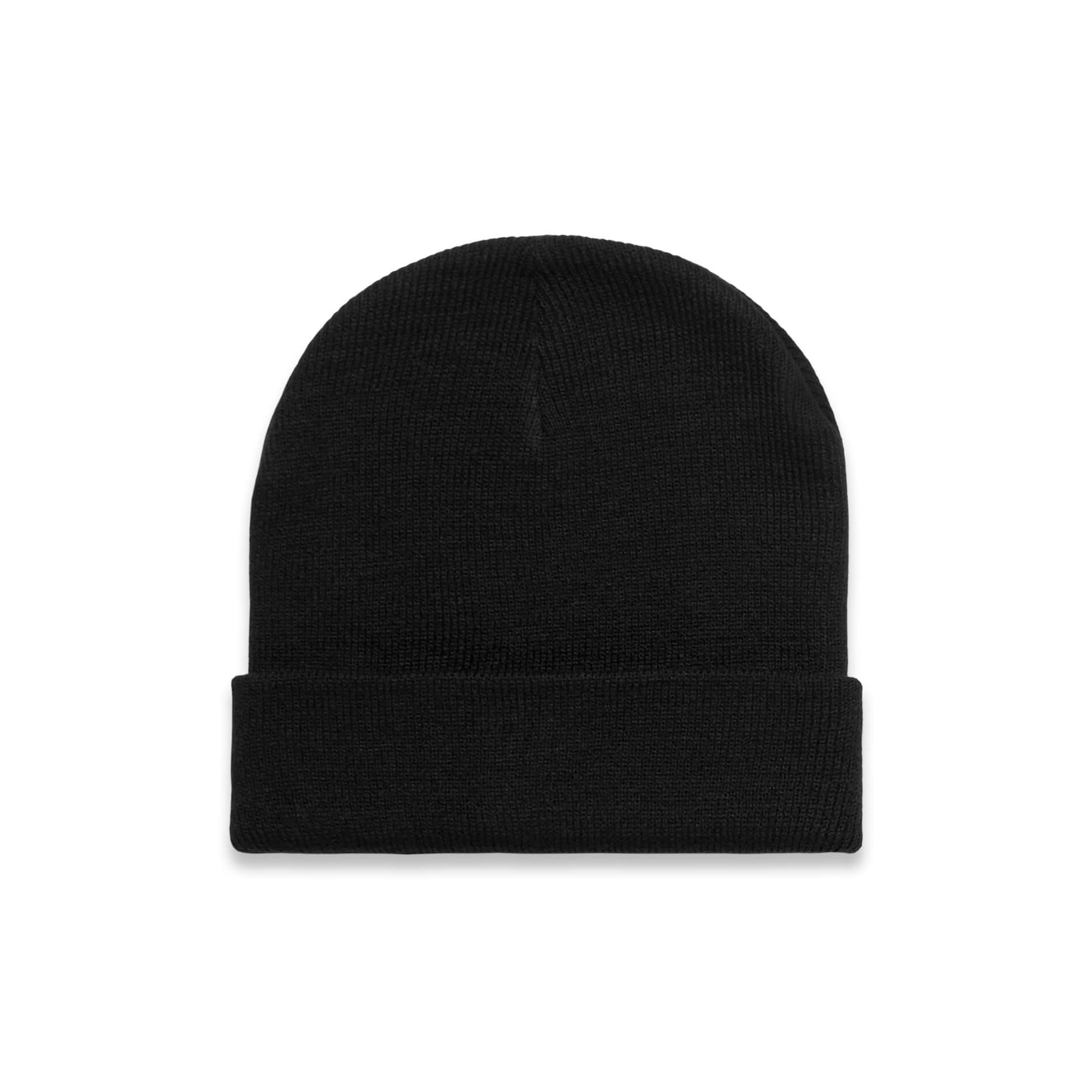 AS Colour Cuff Beanie in Black