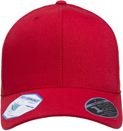 Am image of a Custom Flexfit Adult Pro Formance® Solid Cap in Red!
