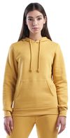 Am image of a Custom Jerico Hooded Sweatshirt in Mustard!