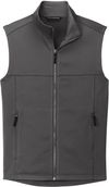 Am image of a Custom Port Authority Collective Smooth Fleece Vest in Graphite!