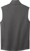 Am image of a Custom Port Authority Collective Smooth Fleece Vest in Graphite!