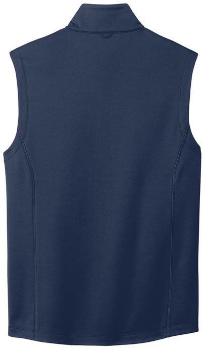 Am image of a Custom Port Authority Collective Smooth Fleece Vest in River Blue Navy!
