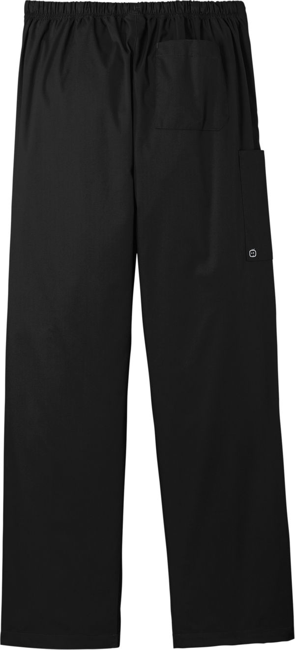 An image of a Custom WonderWink Unisex WorkFlex Cargo Pant in Black!
