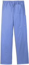 Am image of a Custom WonderWink Unisex WorkFlex Cargo Pant in Ceil Blue!