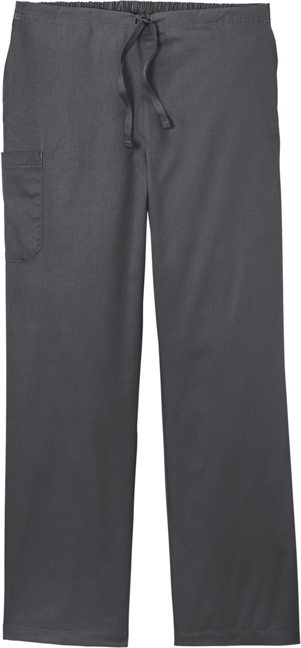 Am image of a Custom WonderWink Unisex WorkFlex Cargo Pant in Pewter!