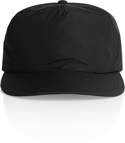 Am image of a Custom AS Colour Surf Cap in Black!