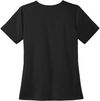 Am image of a Custom WonderWink Womens Premiere Flex V Neck Top in Black!