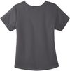 Am image of a Custom WonderWink Womens Premiere Flex Mock Wrap Top in Pewter!