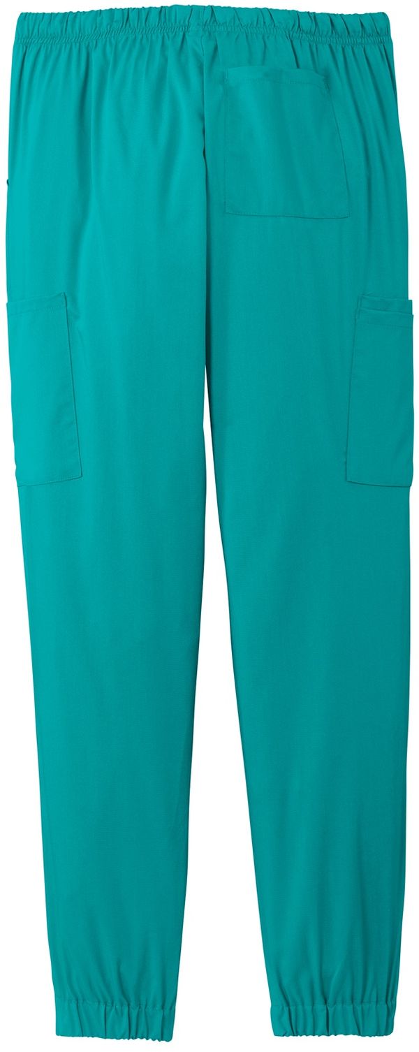 Am image of a Custom WonderWink Womens Premiere Flex Jogger Pant in Teal Blue!