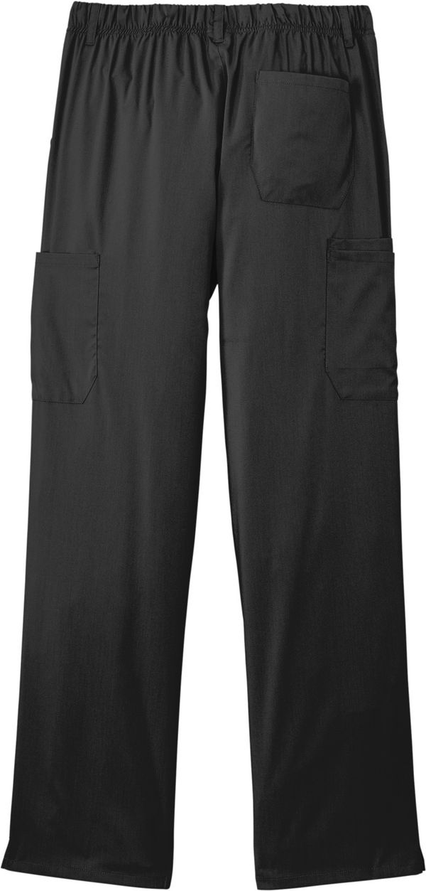 An image of a Custom WonderWink Mens Premiere Flex Cargo Pant in Black!