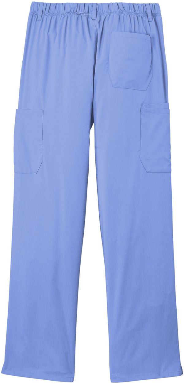 Am image of a Custom WonderWink Mens Premiere Flex Cargo Pant in Ceil Blue!