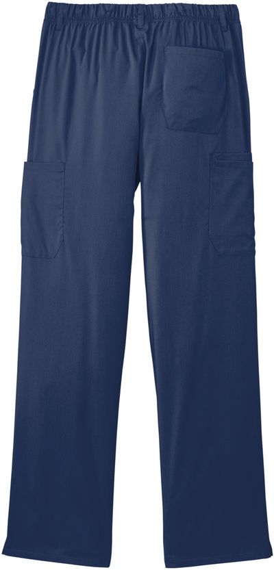 Am image of a Custom WonderWink Mens Premiere Flex Cargo Pant in Navy!