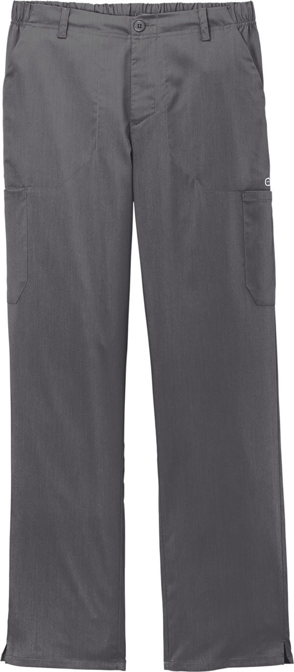 Am image of a Custom WonderWink Mens Premiere Flex Cargo Pant in Pewter!
