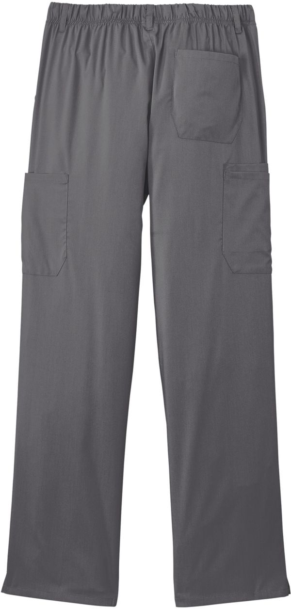 Am image of a Custom WonderWink Mens Premiere Flex Cargo Pant in Pewter!