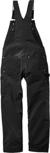Am image of a Custom Carhartt Duck Unlined Bib Overalls in Black!
