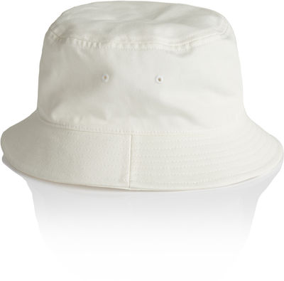 Am image of a Custom AS Colour Bucket Hat in Ecru!