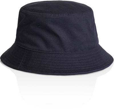 Am image of a Custom AS Colour Bucket Hat in Navy!