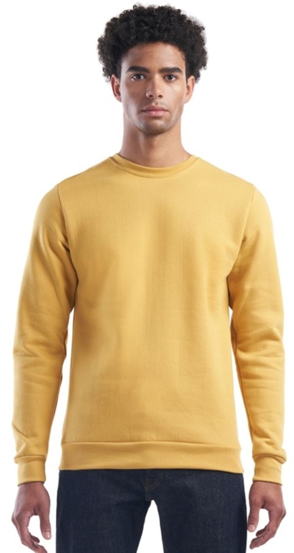 Am image of a Custom Jerico Crewneck Sweatshirt in Mustard!