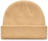 Am image of a Custom AS Colour Cable Beanie in Tan!