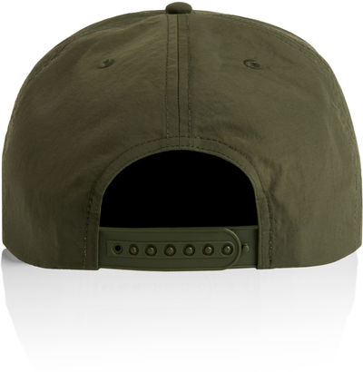 Am image of a Custom AS Colour Surf Rope Cap in Army/White!