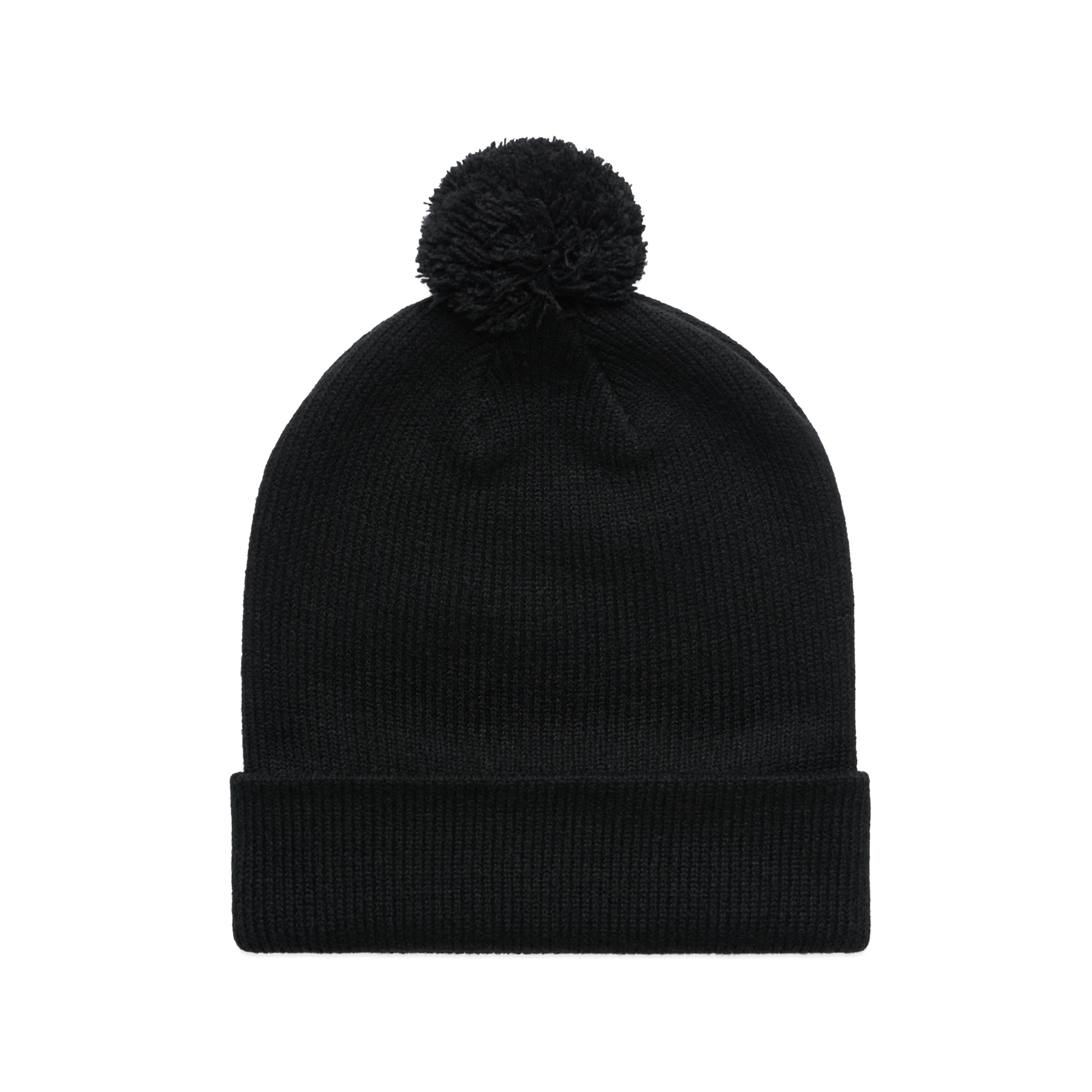 AS Colour Pom Pom Beanie in Black