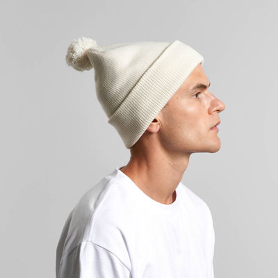 An image of a Custom AS Colour Pom Pom Beanie!