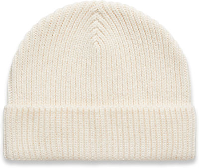 Am image of a Custom AS Colour Gauge Beanie in Ecru!
