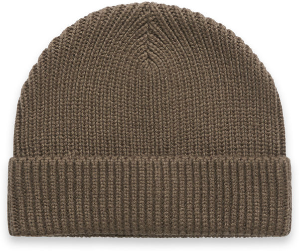 Am image of a Custom AS Colour Gauge Beanie in Walnut!