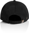 Am image of a Custom AS Colour Access Five Panel Cap in Black!