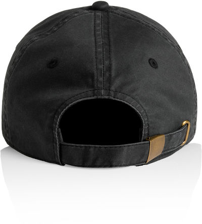 Am image of a Custom AS Colour Access Faded Cap in Faded Black!