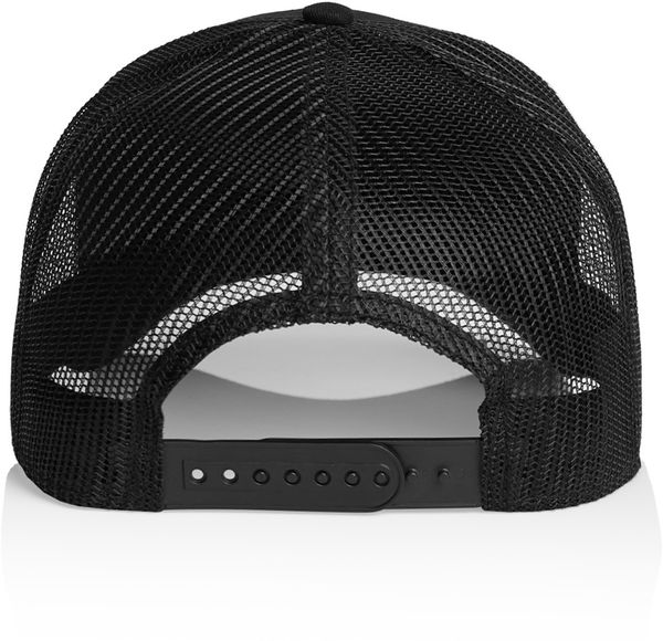 Am image of a Custom AS Colour Icon Trucker Cap in Black!