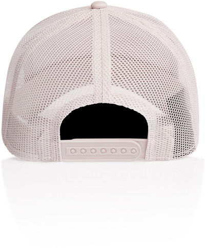 Am image of a Custom AS Colour Icon Trucker Cap in Bone!