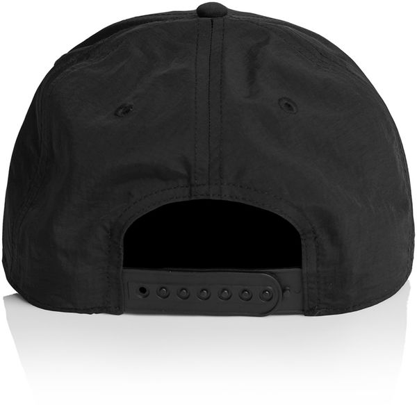 Am image of a Custom AS Colour Icon Nylon Cap in Black!
