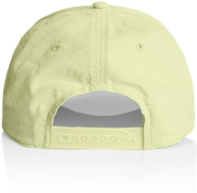 Am image of a Custom AS Colour Icon Nylon Cap in Lime!